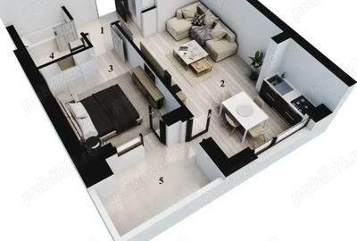 Apartament cu 3 camere decomandat în Rahova - 3