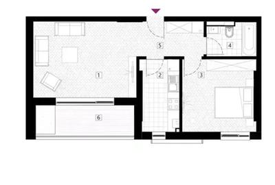 Apartament cu 2 camere decomandat în Romană - 7
