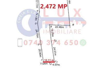 Teren de 2472 mp, în Malcoci