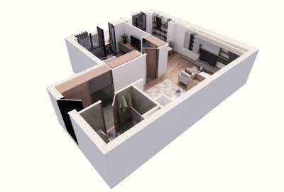 Apartament cu 2 camere în Ultracentral