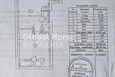 Apartament 2 cam 61MP | Bucurestii Noi | Finisaje si mobilier Rovere | - 5