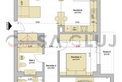 3 camere imobil nou, zona Iulius Mall - 28