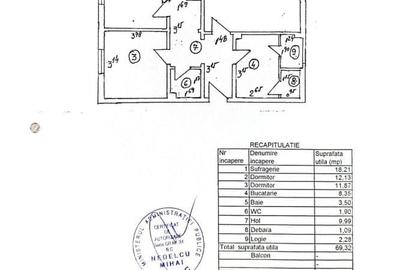 Apartament cu 3 camere decomandat, mobilat în Central - 14
