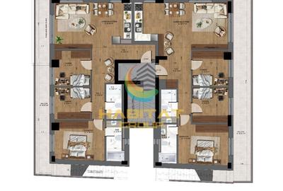 Apartament cu 4 camere în Centrul Civic