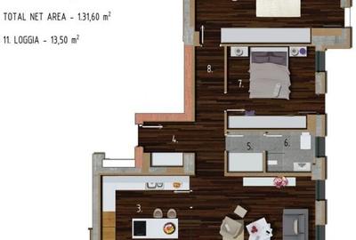 Apartament cu 3 camere decomandat în Aviatorilor - 6