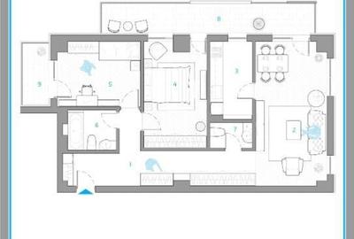 ADAMANT TOWERS, 3 camere ~ 100mp decomandat, CUG - Rond Vechi - 5