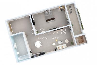 Studio , 43.63 mp utili + balcon - Zona Lacul lui Binder - 5