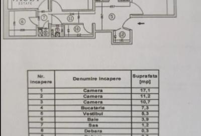 Apartament cu 3 camere decomandat, mobilat în Rahova - 7