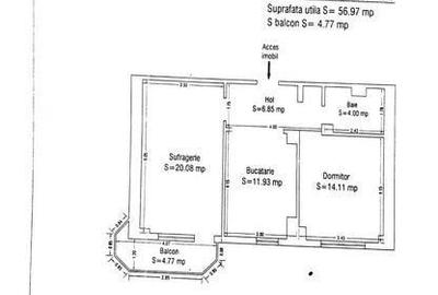 Apartament cu 2 camere decomandat, mobilat în Gara - 30