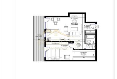 Apartament cu 2 camere decomandat în Pipera - 10