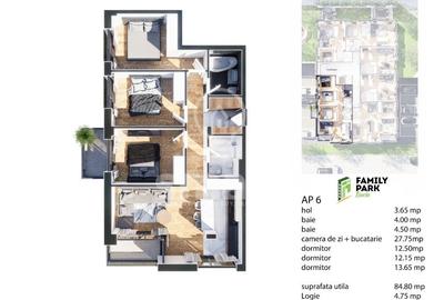 Apartament cu 4 camere semidecomandat în Baciu - 2