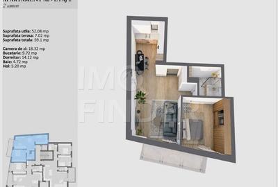 IMOBIL PREMIUM - Apartamente 2  camere , imobil nou , Centru IMOBIL PREMIUM - Apartamente 2  camere , imobil nou , Centru - 2