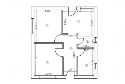 Casă cu 2 camere cu Teren 425 Mp în Deal - 1
