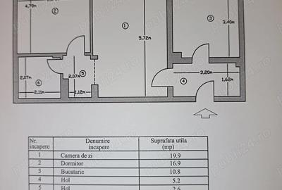 Apartament cu 2 camere semidecomandat în Frații Golești - 1