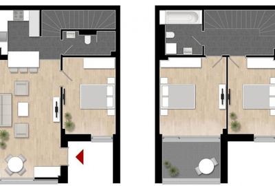 Apartament tip duplex 95 mp utili in Tunari - 8