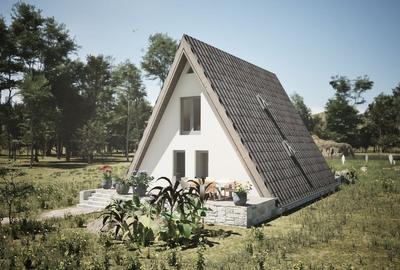 Casa individuala A-frame de vanzare in Snagov - 11
