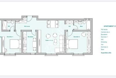 Apartament cu 3 camere în Plopi - 11