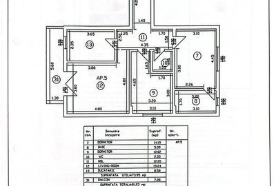 Apartament cu 3 camere decomandat, mobilat în Dobroești - 12