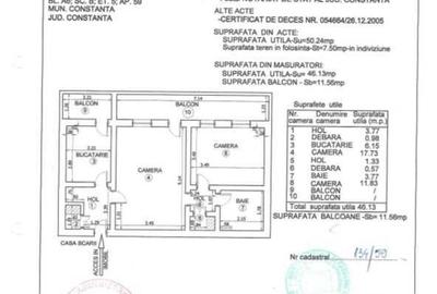 Apartament cu 2 camere semidecomandat în Năvodari Tabără - 1