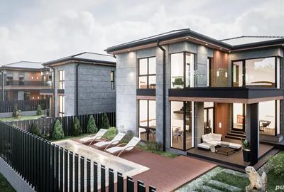 Oportunitate. spre vanzare 2 Case Individuale Cuplate doar prin garaj !! Intr un ansamblu de 3 case Oportunitate. spre vanzare 2 Case Individuale Cuplate doar prin garaj !! Intr un ansamblu de 3 case - 5