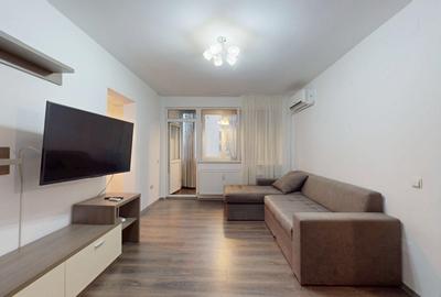 Apartament cu 3 camere semidecomandat, mobilat în Grivița