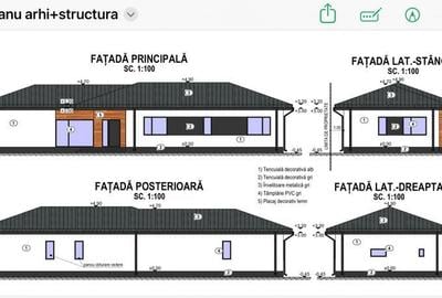 Casă cu 4 camere în Cârcea