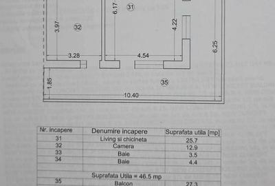Apartament cu 2 camere în Nord - 5
