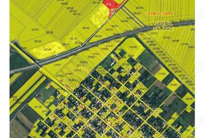 Teren Intravilan 7.041 mp de Vanzare Lehliu Gara, Str. Lisabona Acces Autostrada - 1
