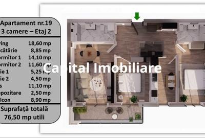 Apartment for sale, 3 Rooms, Brasov, Tractorul