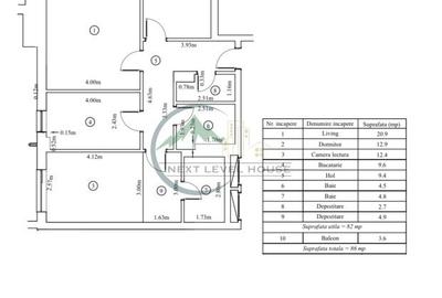 Apartament cu 3 camere, mobilat în Astra - 10