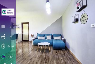 Apartament cu 3 camere în Pârneava