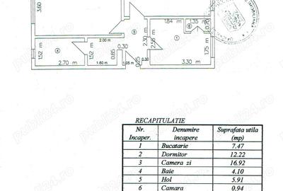 Apartament cu 2 camere decomandat în Central - 2