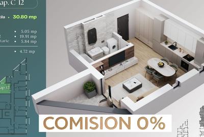 Garsonieră decomandată în Dumbrăvița - 1