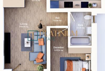 Apartament cu 2 camere decomandat în Torontalului - 1