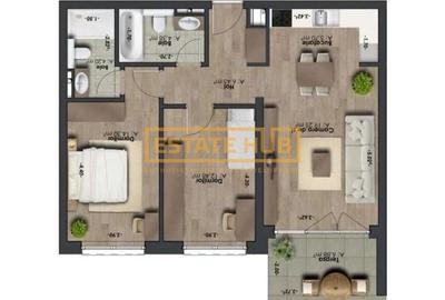 Apartament 3 camere | The Nest | Comision 0% - 3