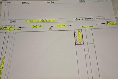 Teren de 3000 mp, în Vânători - 2