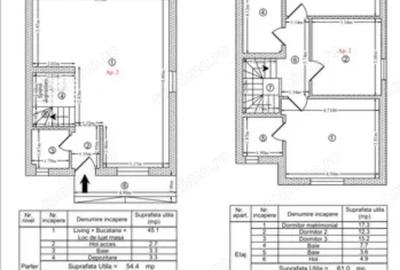 Duplex Bragadiru | 3 Bai | Par?ial mobilat | Centrala | Parcare | Curte | Terasa - 9