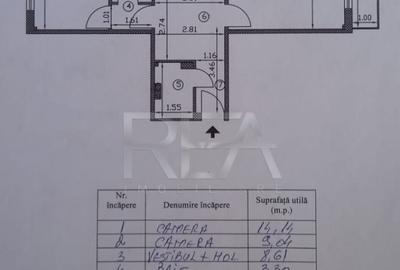 2 camere, Theodor Pallady, decomandat, et. 4, inst. schimb., - 2