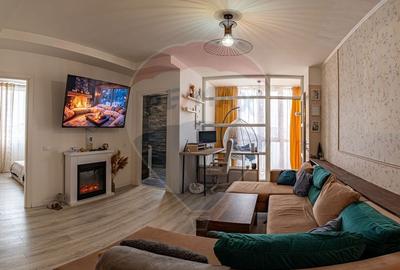 Apartament cu 2 camere semidecomandat, mobilat în Lunca Cetățuii