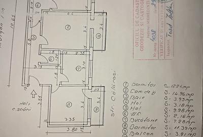 Apartament cu 3 camere decomandat în Exterior Vest