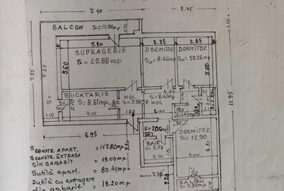 Apartament cu 4 camere decomandat în Central - 8