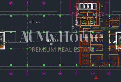 Spatiu de birouri clasa A+ 585mp, locuri de parcare,  amenajat, finisaje premium - 2