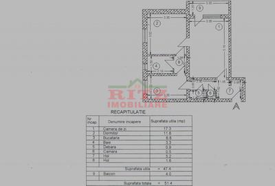 Apartament cu 2 camere semidecomandat în Zahana