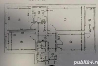 Apartament cu 3 camere decomandat în Central - 3