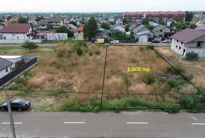 Teren in suprafata de 1.000mp , deschidere 20m, asfalt, utilitati ! - 1