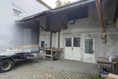 Spatiu comercial pe 2 nivele,spatii depozitare + parcari, in - 18
