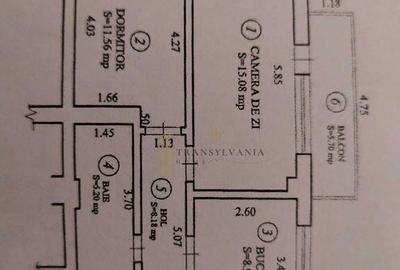 Apartament 2 camere, decomandat - 6