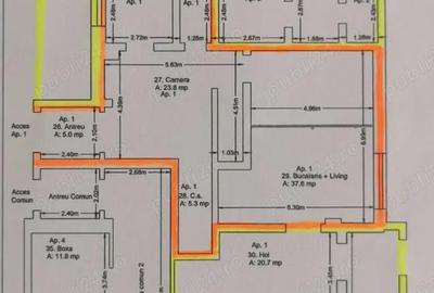 Apartament cu 3 camere decomandat în Central - 1