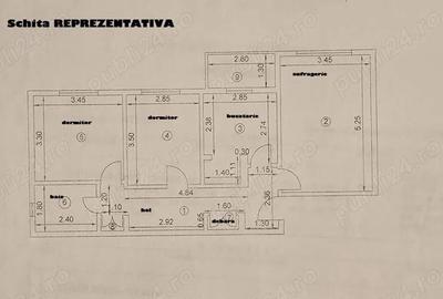 Apartament 3 camere -cartier e3 - 13