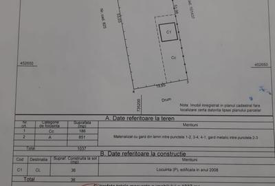 De vanzare teren si anexa in com Vanatori, Jud.Galati, sup.1100mp cu utilitati - 3
